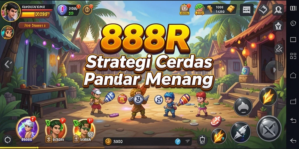 Gameplay 888R yang seru dan menantang strategi.