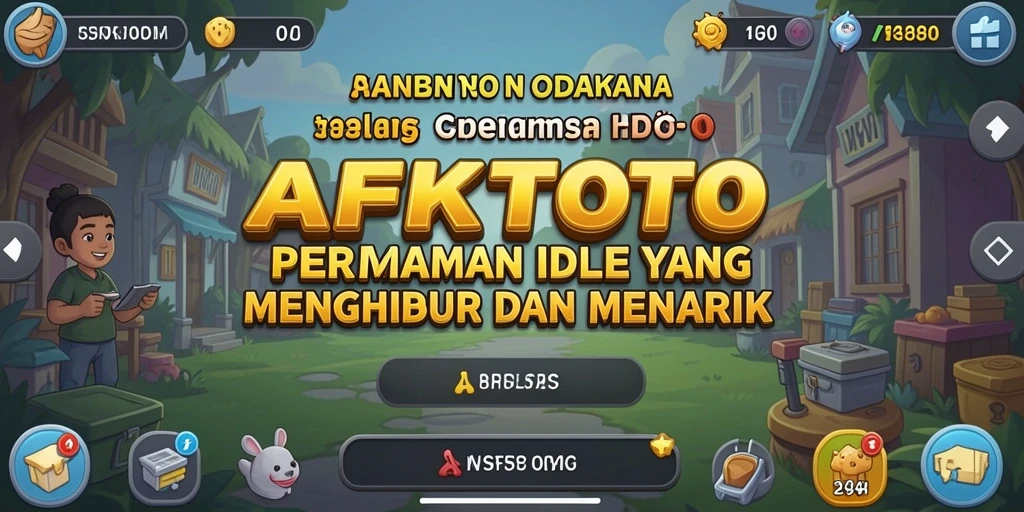 Tampilan gameplay AFKTOTO yang santai dengan grafik yang menarik.