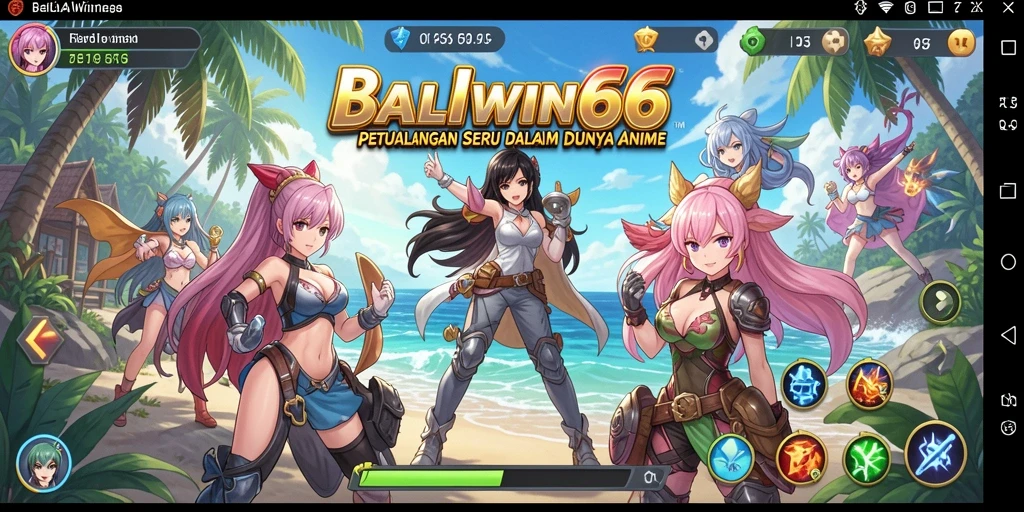 Tampilan gameplay BALIWIN66 yang menakjubkan dan penuh warna.