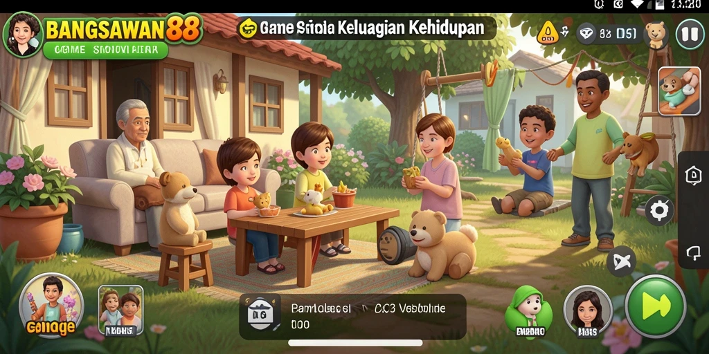 Screenshot gameplay BANGSAWAN88 menampilkan interaksi sosial yang menarik.