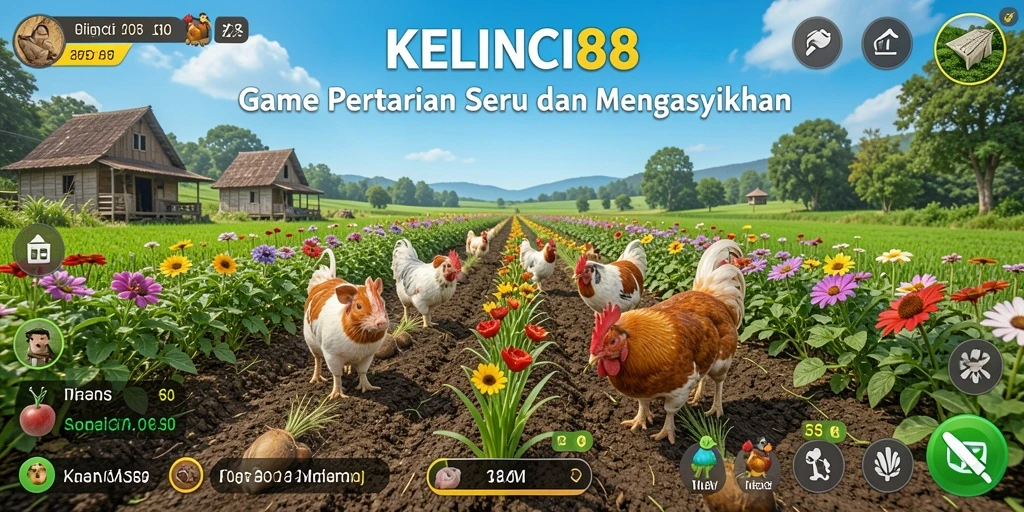 Tampilan menarik dari gameplay KELINCI88 yang penuh warna.