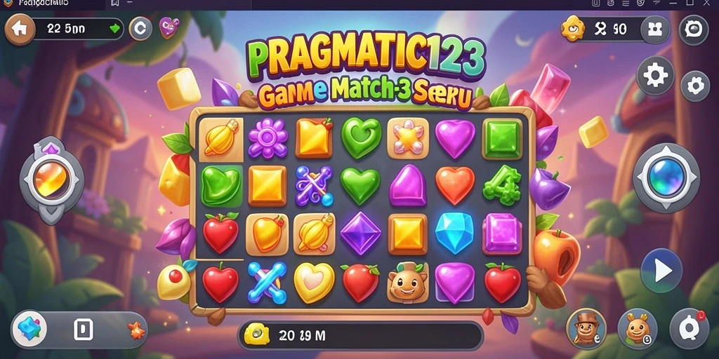 Screenshot menarik dari gameplay seru PRAGMATIC123 yang penuh warna.