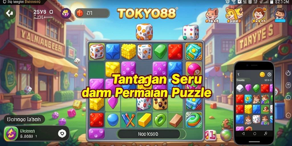 Gameplay TOKYO88 yang menantang dan seru dalam aplikasi Puzzle.