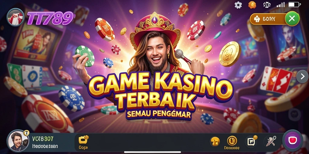 Tampilan menarik dari gameplay <strong>TT789</strong> dengan beragam permainan Kasino.